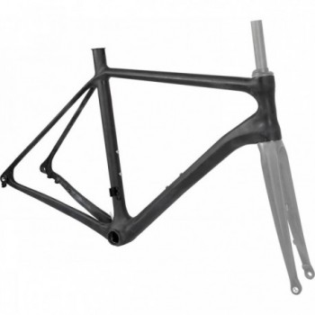 Carbon-Rahmen 700C UD 54 cm mit Scheibenbremse und integrierten Di2-Kabeln - 2