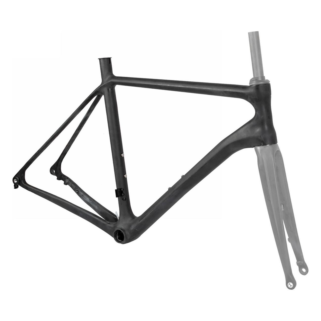 Carbon-Rahmen 700C UD 54 cm mit Scheibenbremse und integrierten Di2-Kabeln - 2