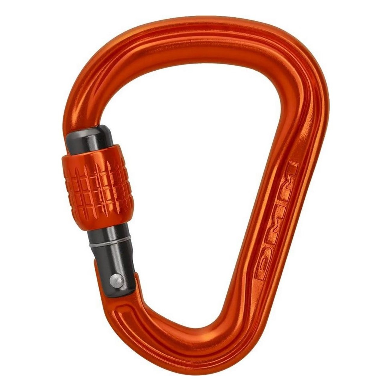 Orange Screw Lock Carabiner - Lightweight 56g, Safe and Compact - 1