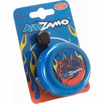 Kidzamo Flame Steel Bike Bell for Kids ø54mm - Loud and Clear Sound - 1