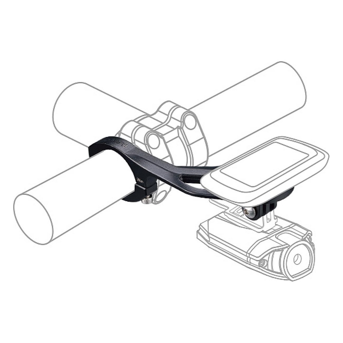 D-LIGHT I-904 Handlebar Mount Compatible with Garmin, GoPro and Lights - 6