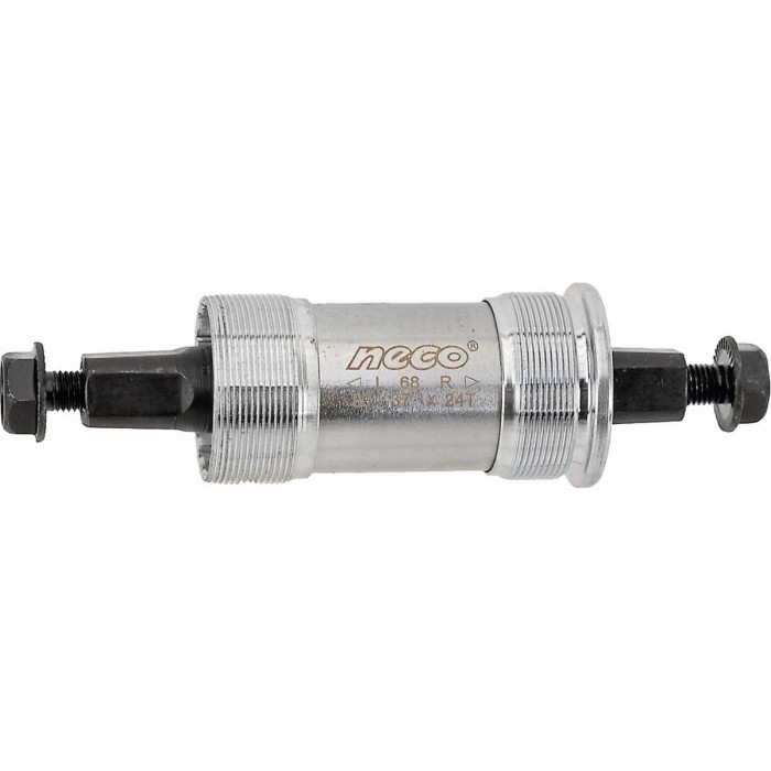 Movimento Centrale Compatto NECO in Acciaio per Shimano 127,5 mm BSA JIS - 1 - Movimento centrale e calotte - 4015493359098