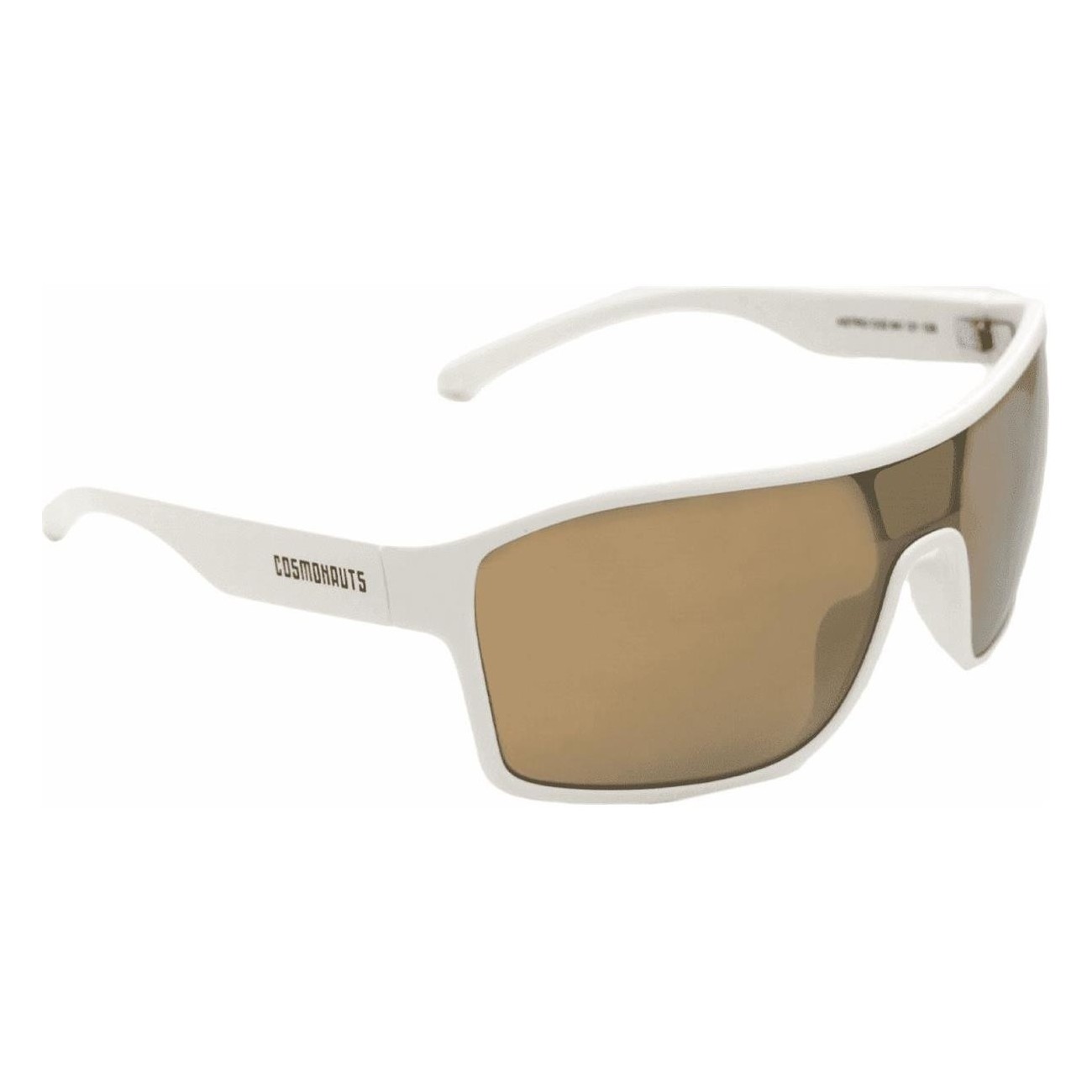 Astro White Cycling Glasses with Gold Lens - Erredi Design - 1