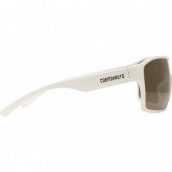 Astro White Cycling Glasses with Gold Lens - Erredi Design - 4