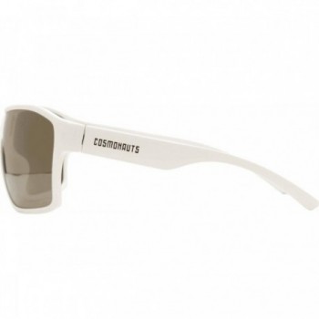 Astro White Cycling Glasses with Gold Lens - Erredi Design - 5