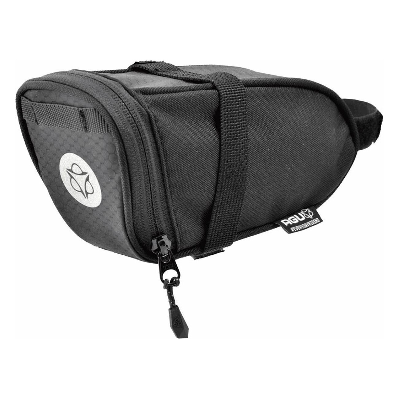 Essential S Black Underseat Bag 0.4L with Straps for Cyclists - 1