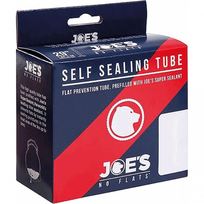 Self-Sealing Inner Tube 29x1.90-2.35 with 48mm American Valve and Joe's Sealant - 1