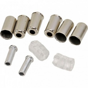 Set cavi freno Bowden con guaina in acciaio inox Promax - Nipplo bottiglia 6x9 mm, Nipplo canna 7x6 mm - 2 - Guaine / cavi - 401