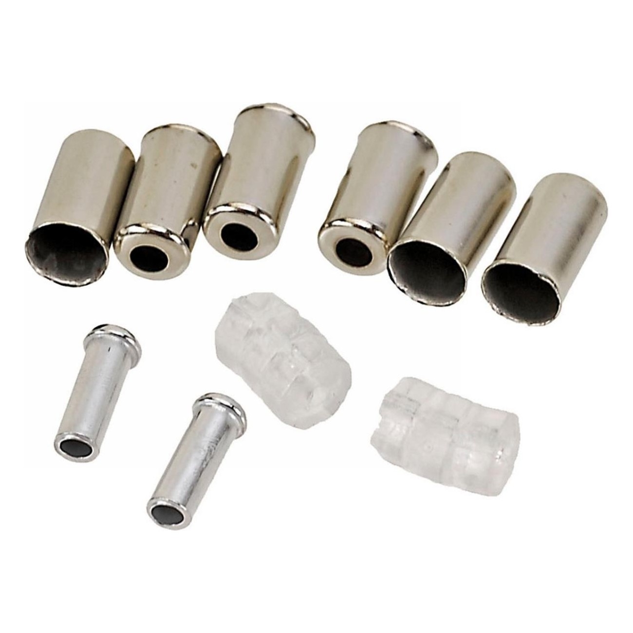 Set cavi freno Bowden con guaina in acciaio inox Promax - Nipplo bottiglia 6x9 mm, Nipplo canna 7x6 mm - 2 - Guaine / cavi - 401