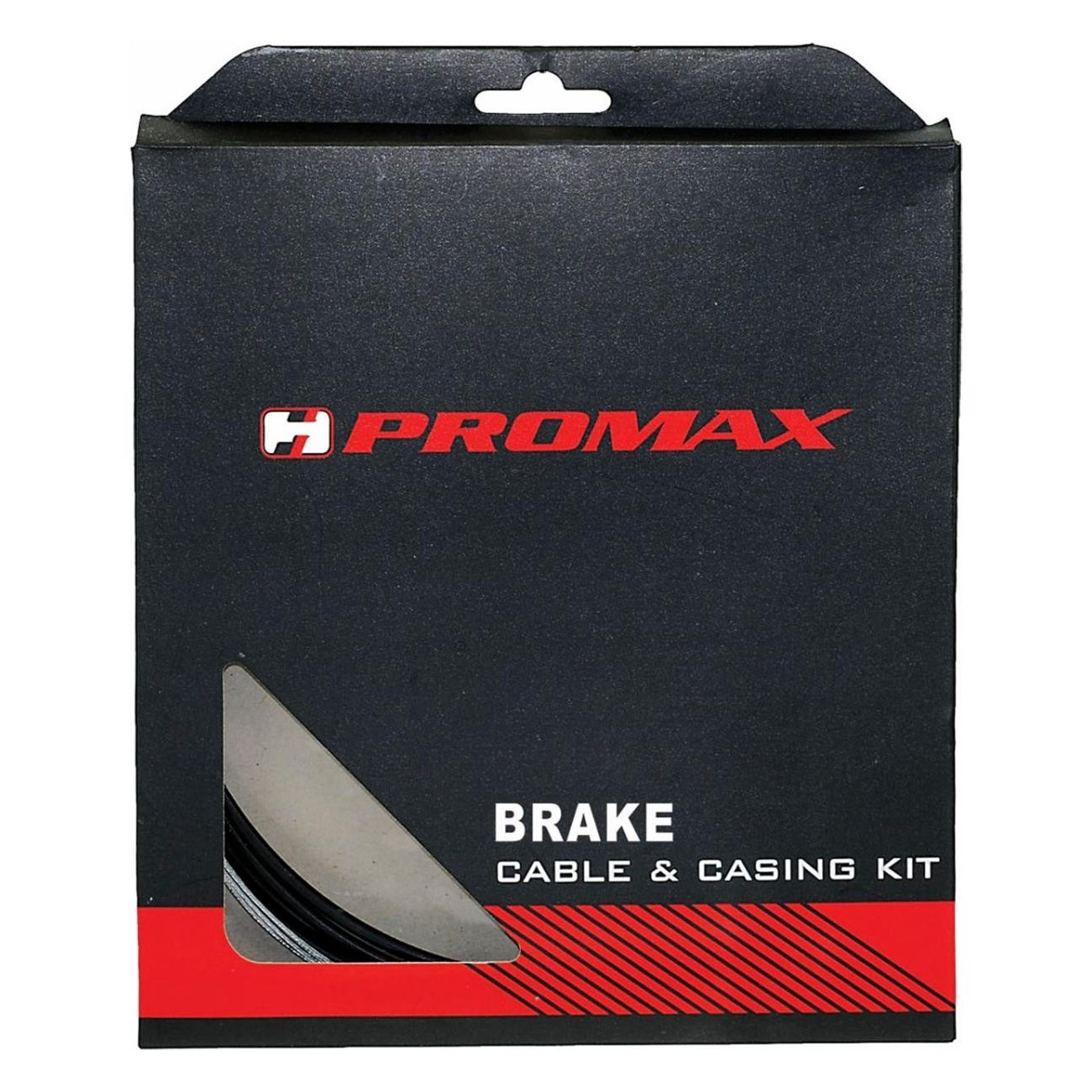 Promax Stainless Steel Bowden Brake Cable Set - 6x9 mm & 7x6 mm Nipples - 4