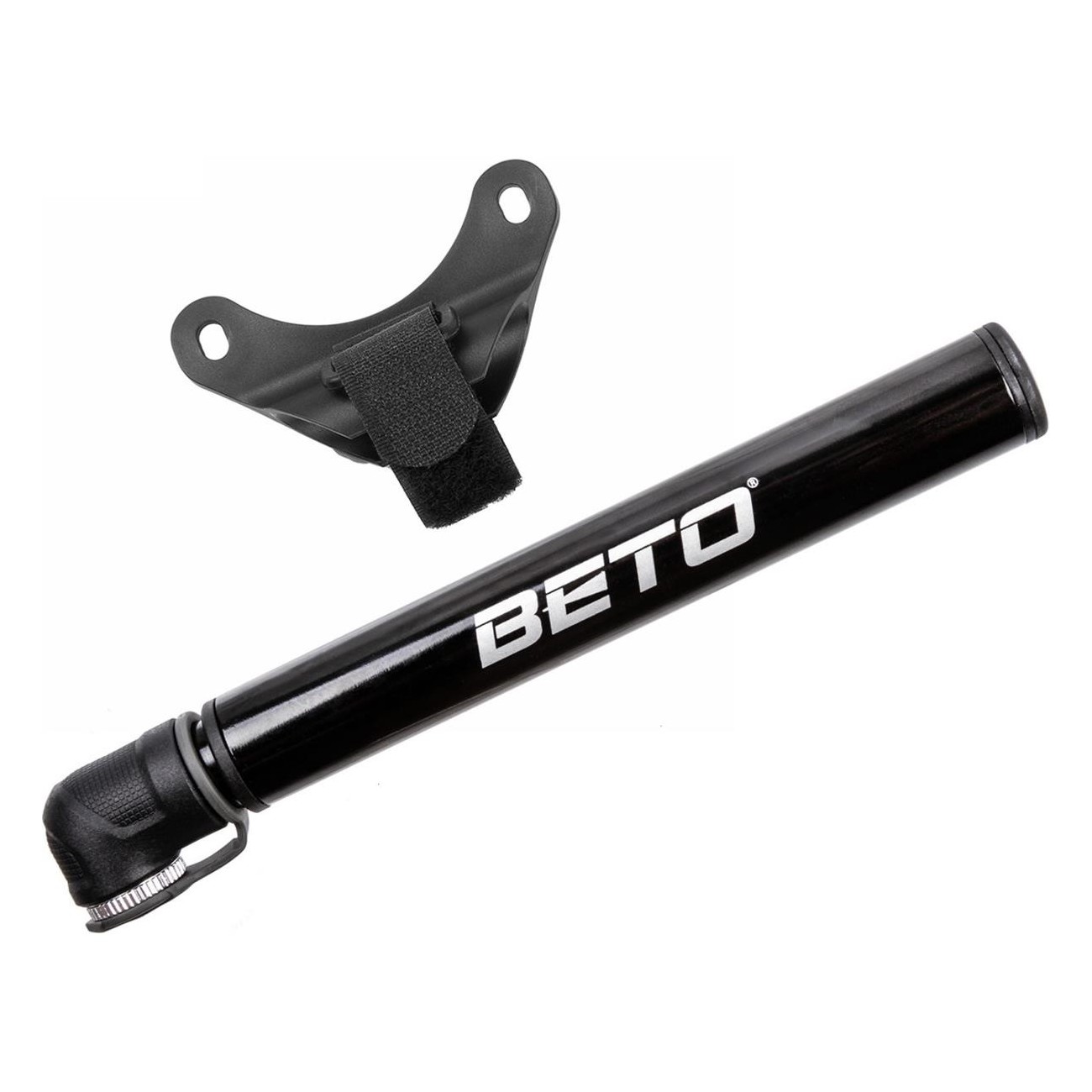 Mini Bomba Beto de Aluminio Negro para Válvula Francesa, 100 PSI - 1