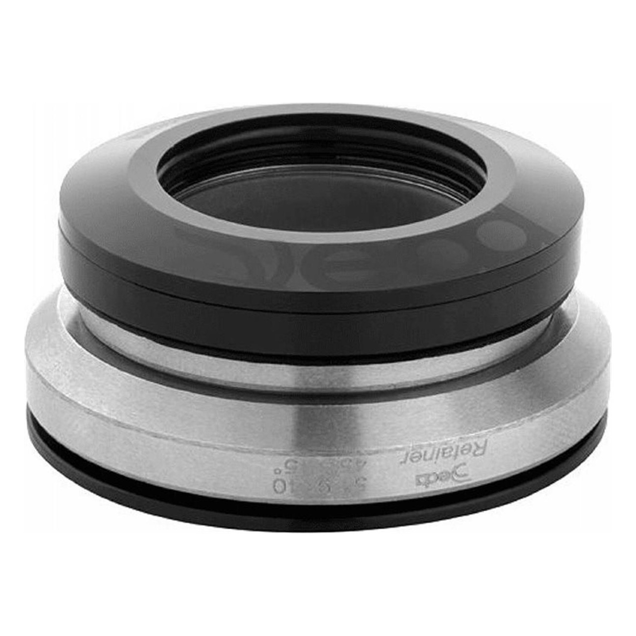 Série de Direction Intégrée Deda en Aluminium Noir 1 1/8-1 1/5, Calottes 46/39,8 mm - 1