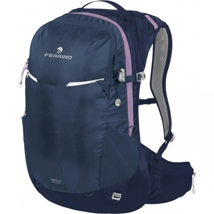 Sac à dos Zephyr 20+3L Femme Bleu avec Housse et Système Dry Net - 1