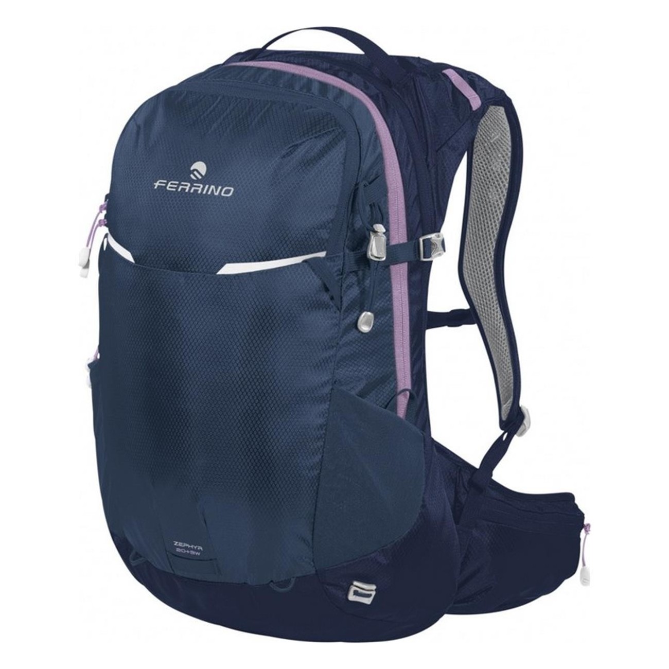 Mochila Zephyr 20+3L Mujer Azul con Funda y Sistema Dry Net - 1