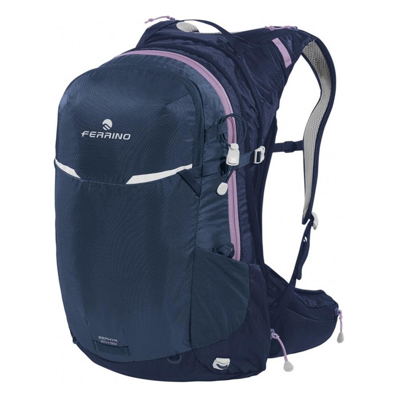 Mochila Zephyr 20+3L Mujer Azul con Funda y Sistema Dry Net - 6