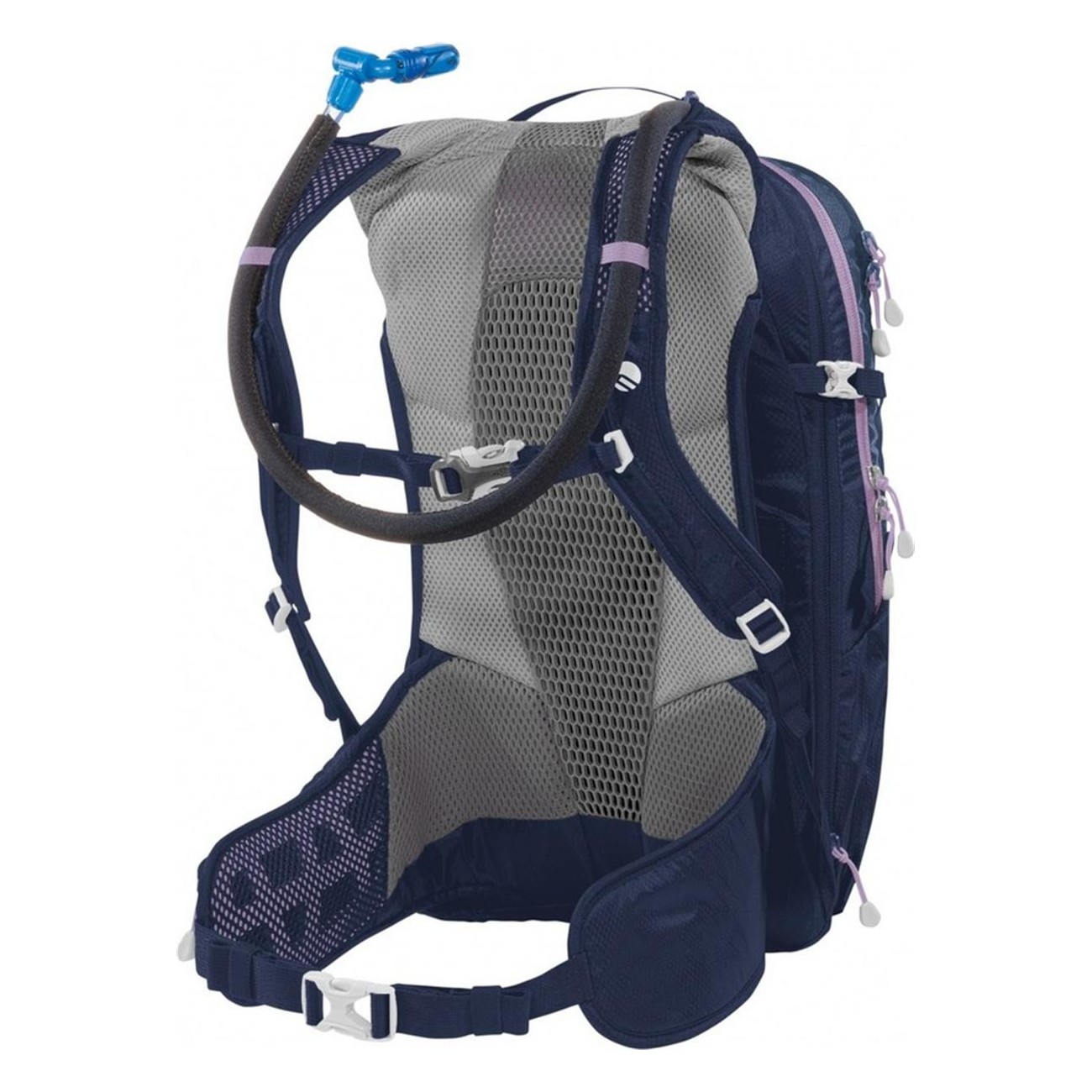 Mochila Zephyr 20+3L Mujer Azul con Funda y Sistema Dry Net - 8