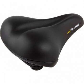 Velo Elasto D2 Black Saddle 264x220 mm with Arc Tech Suspension for Comfort City - 1