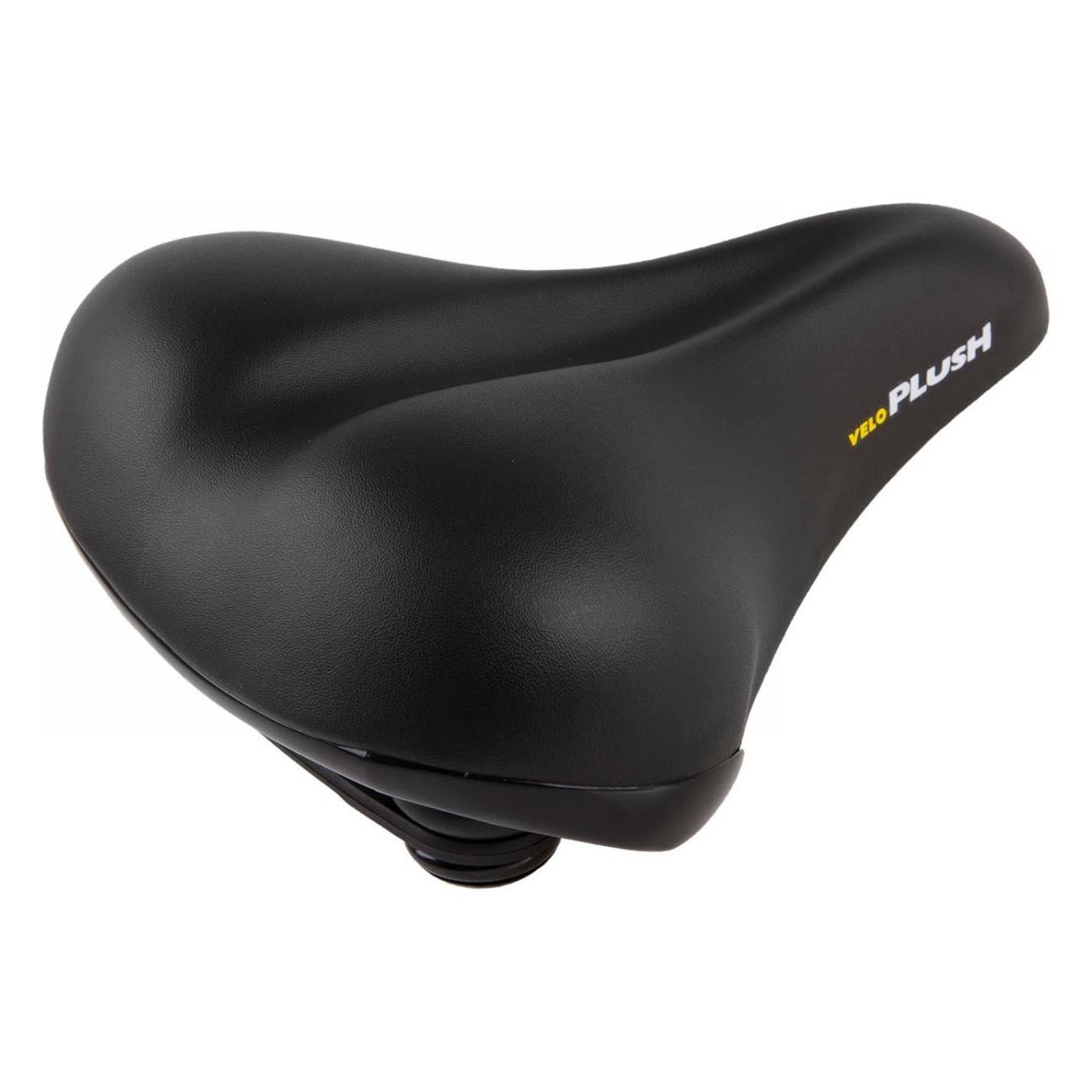 Velo Elasto D2 Black Saddle 264x220 mm with Arc Tech Suspension for Comfort City - 1