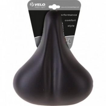 Sella Velo Elasto D2 Nera 264x220 mm con Sospensione Arc Tech e Morsetto per Comfort City - 4 - Selle - 4015493250012