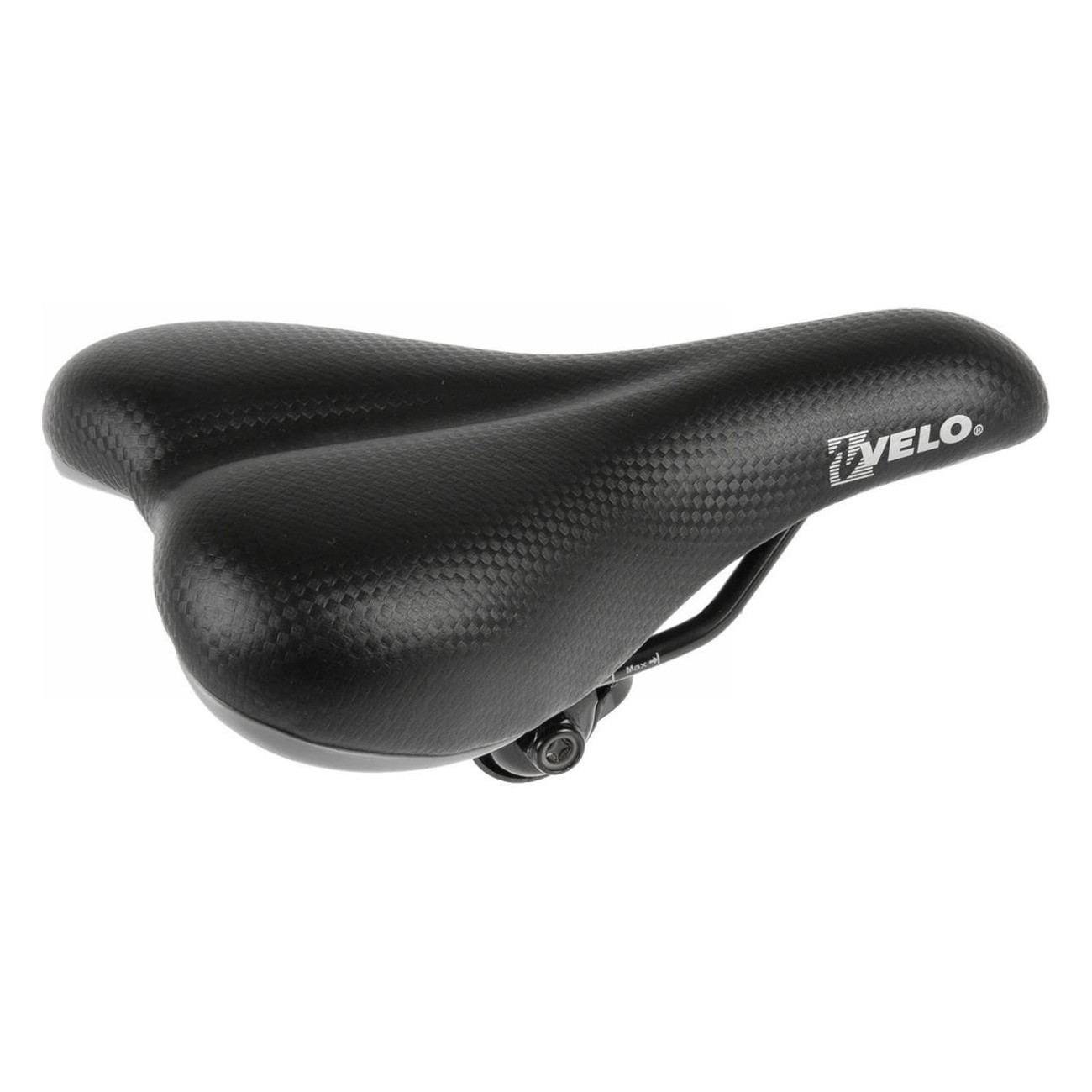 Sella Velo Junior Nera per Bambini 16-24' con Morsetto, 227x145 mm, Protezione Antiabrasione e Sospensione Arc Tech - 1 - Selle 