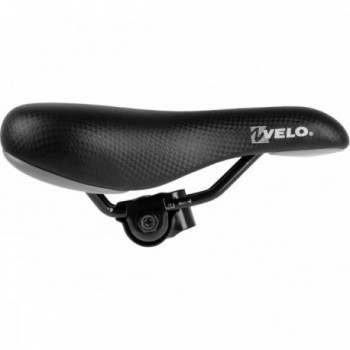 Sella Velo Junior Nera per Bambini 16-24' con Morsetto, 227x145 mm, Protezione Antiabrasione e Sospensione Arc Tech - 2 - Selle 