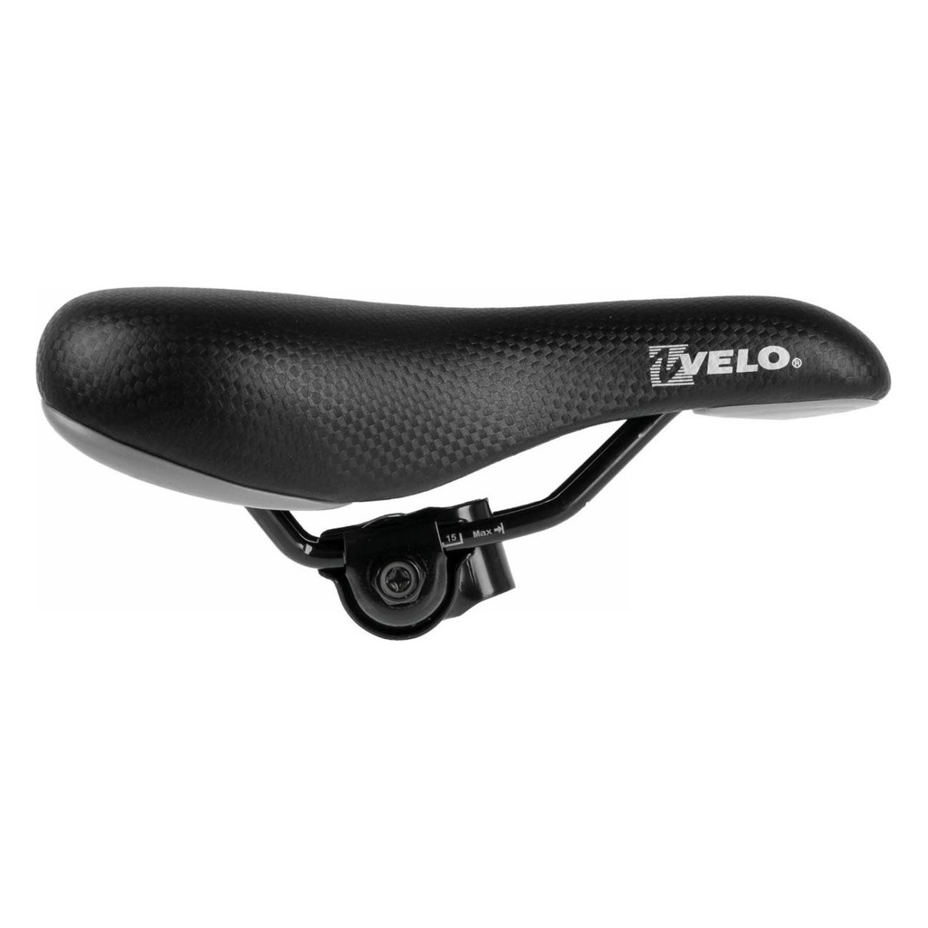 Sella Velo Junior Nera per Bambini 16-24' con Morsetto, 227x145 mm, Protezione Antiabrasione e Sospensione Arc Tech - 2 - Selle 