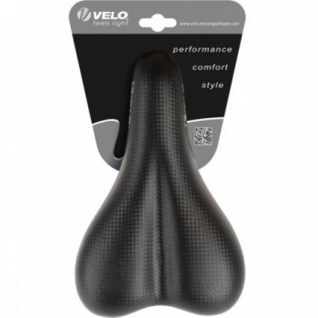 Sella Velo Junior Nera per Bambini 16-24' con Morsetto, 227x145 mm, Protezione Antiabrasione e Sospensione Arc Tech - 4 - Selle 