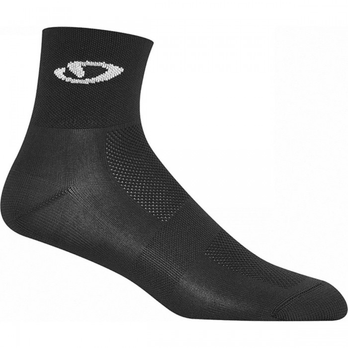 Comp Racer Short Black Socks Size 36-39 in Premium Fibers, Made in Italy - 1