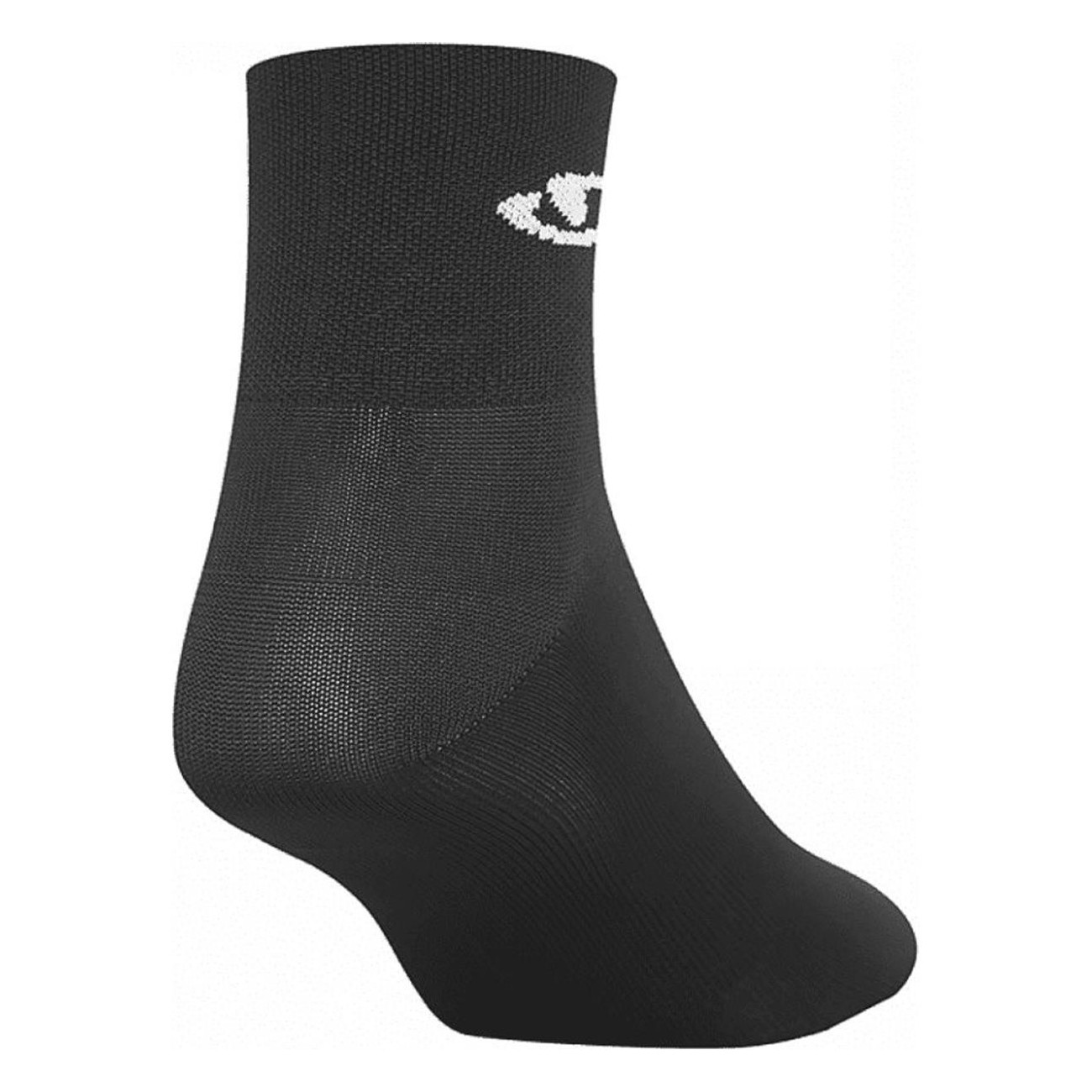 Comp Racer Short Black Socks Size 36-39 in Premium Fibers, Made in Italy - 2