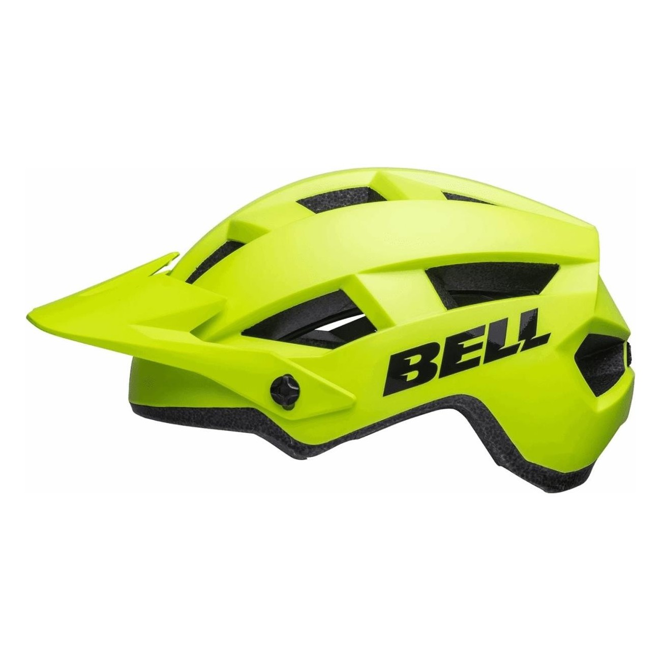 Spark 2 Fluorescent Yellow Helmet with Adjustable Visor, Size 53-60 cm - 1