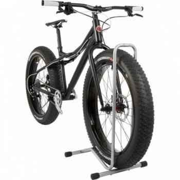 Support de vélo Willworx Superstand Fat Rack Argent pour vélos à pneus larges - 2