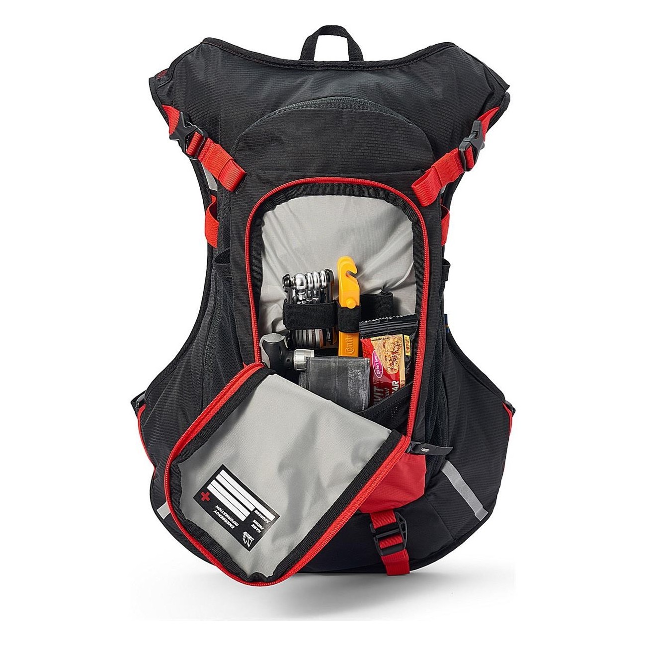 USWE MTB Hydro 12 Liter Rucksack Rot mit No Dancing Monkey System - 4