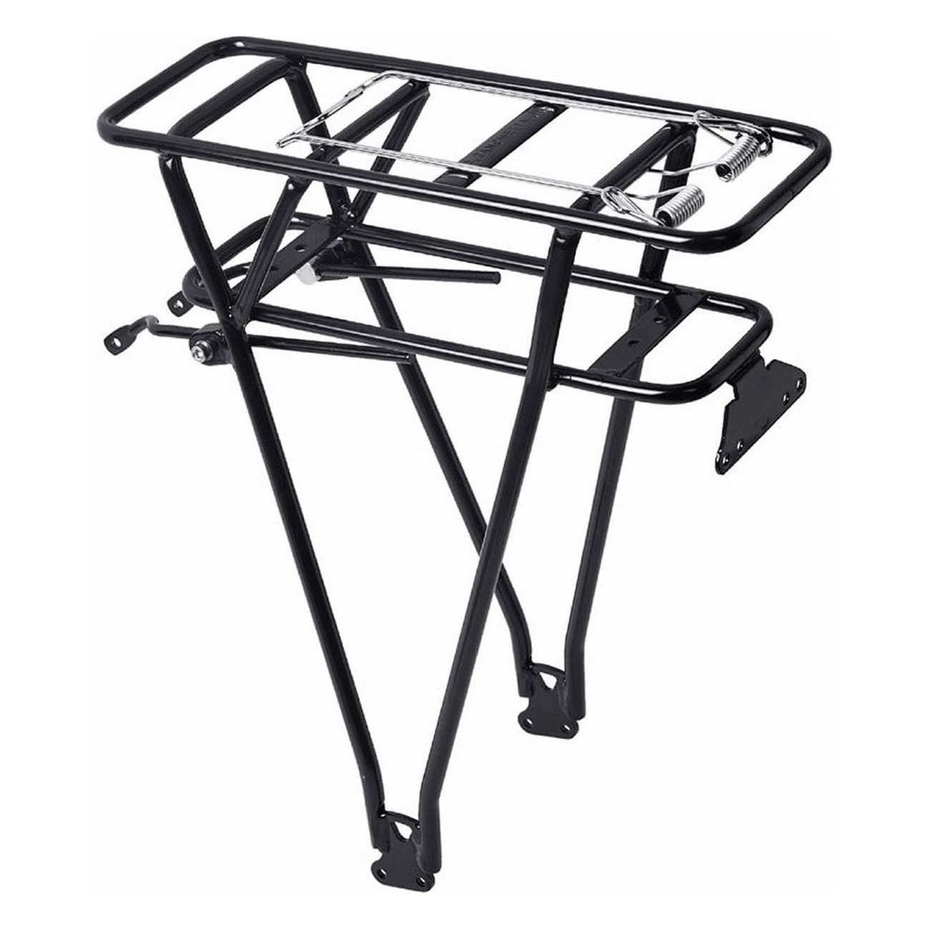 Shimano Black Aluminum Bike Rack for 26/28 Inch Bicycles, 25kg Capacity - 1