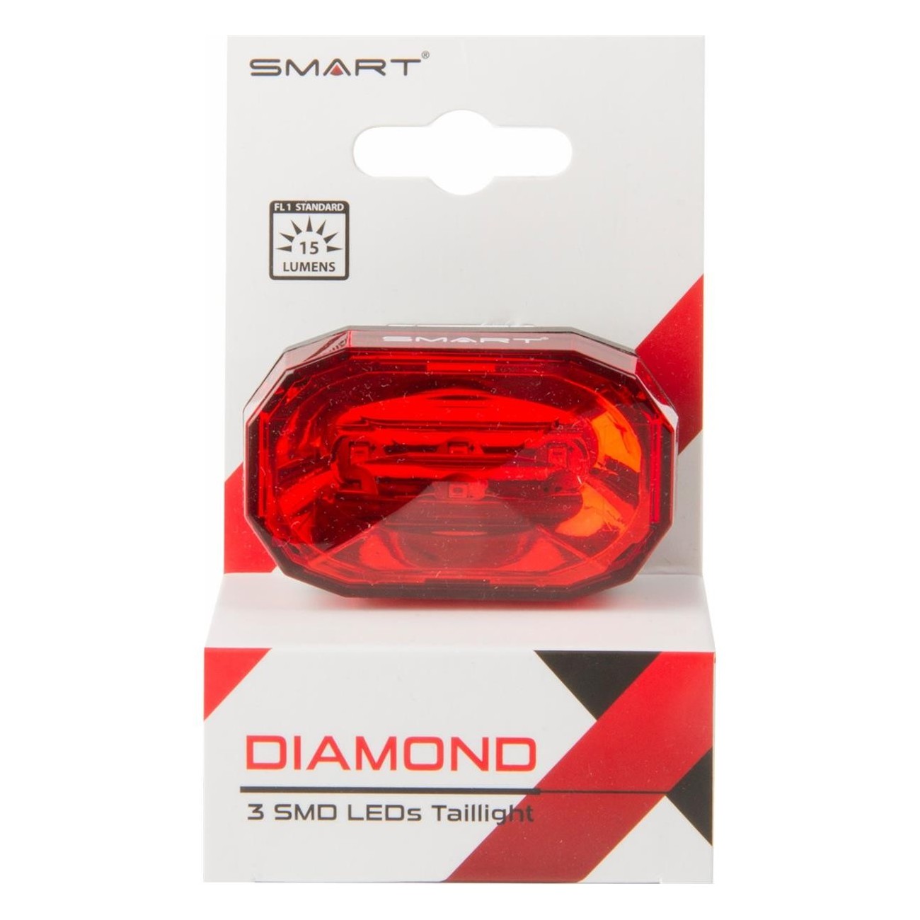 SMART Battery Rear Bike Light with 3 Red SMD LEDs and Seat Post Mount - 2