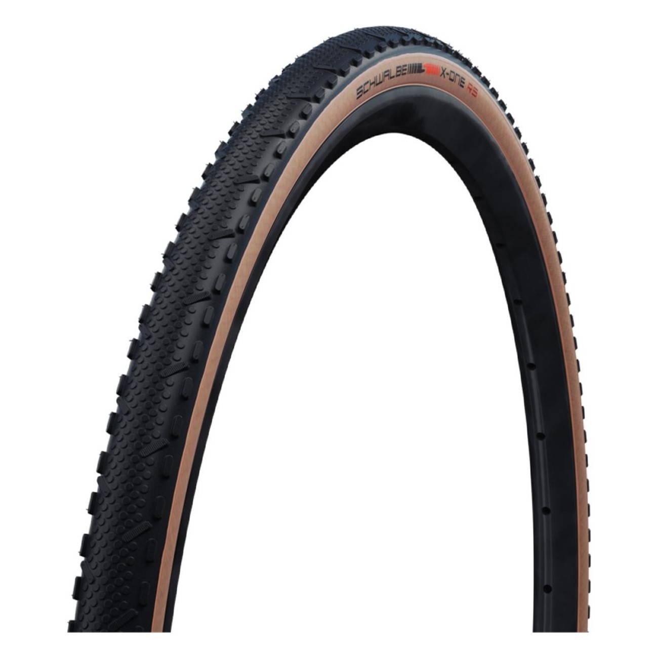 Copertone Schwalbe X-One RS 700x33 Pieghevole per Gravel e Ciclocross, Semi-Slick, Antiforatura V-Guard - 2 - Copertoni - 402649