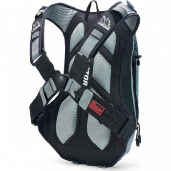 Mochila USWE Patriot 15 Litros Gris-Negro con Protector de Espalda para MTB - 6