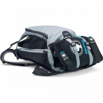 Mochila USWE Patriot 15 Litros Gris-Negro con Protector de Espalda para MTB - 7