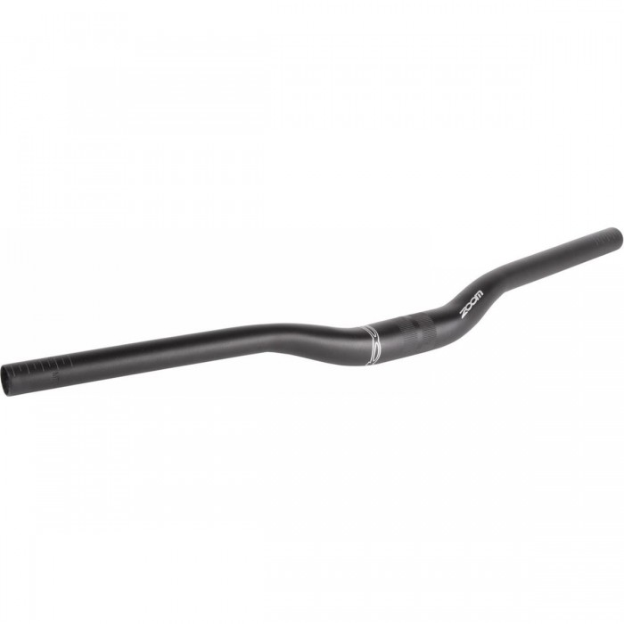 Guidon VTT Zoom en Aluminium Noir 620mm, 31.8mm, Hauteur 30mm, 9° - 1