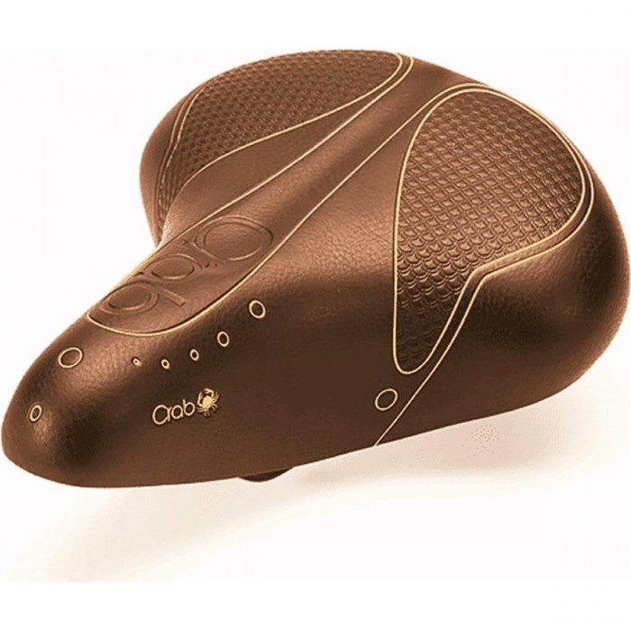 Brown Citybike Saddle for Women with Springs, Comfort and Style 258x204 mm - 1