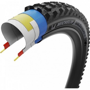 Michelin Wild Enduro MS TLR Dark MTB Tire 27.5x2.40, Extra Grip & Puncture Protection - 5