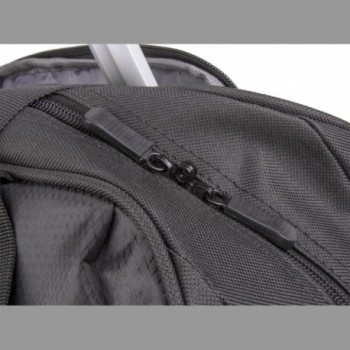 M-Wave Amsterdam TR S 15L Rack Bag and Trolley Black-Grey with 3-Point Mounting - 6