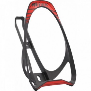  Porte-bidon Predator Ultralight 19g Noir/Rouge en Nylon avec Vis MVTEK  - 1