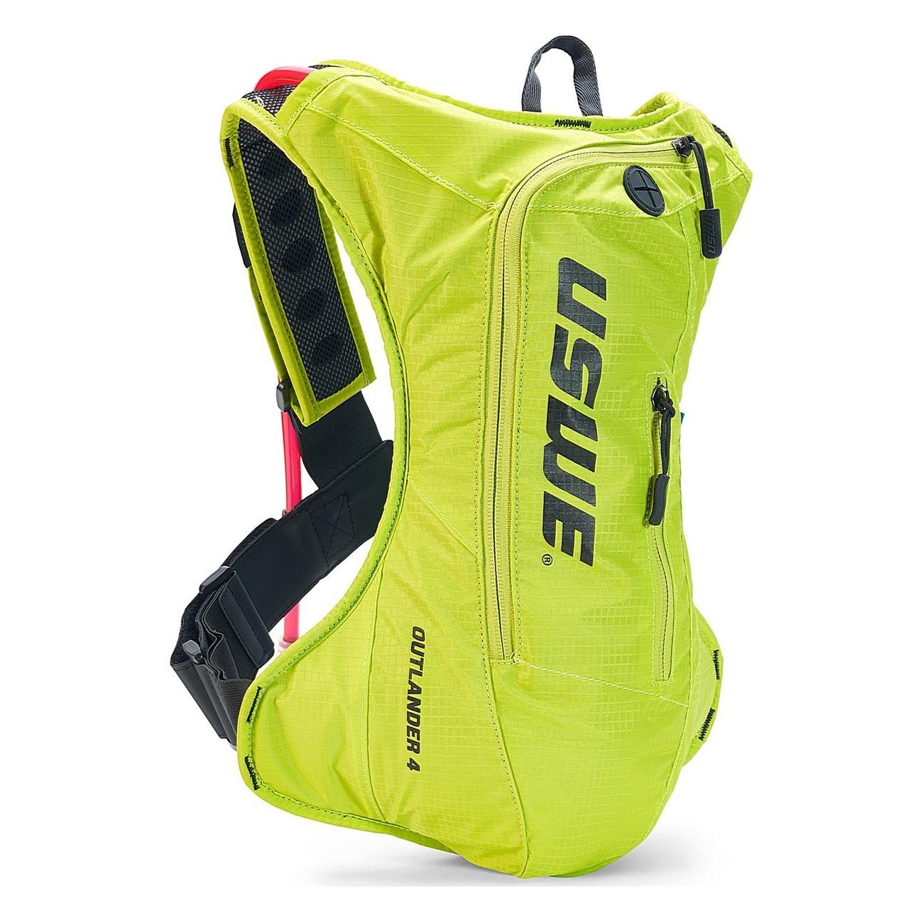 Sac à dos USWE Outlander 4 Litres Jaune pour VTT avec Système No Dancing Monkey - 1