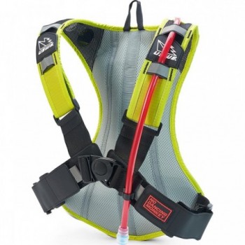 Sac à dos USWE Outlander 4 Litres Jaune pour VTT avec Système No Dancing Monkey - 2