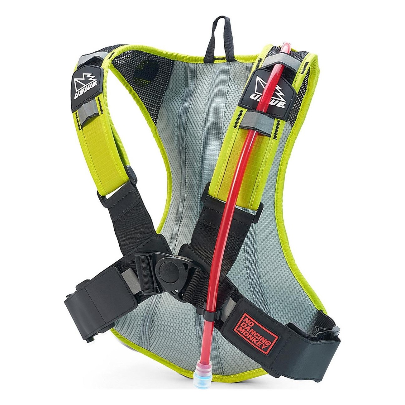 USWE Outlander 4L Yellow MTB Backpack with Hydration Bladder & No Dancing Monkey - 2