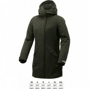 Chaqueta Parka Mujer 2en1 Verde Airborne Talla XS - Versátil y Certificada para Ciclismo - 1