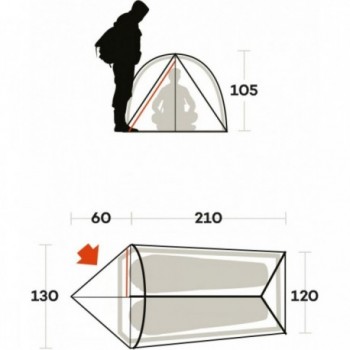 Thar 2-Person Sand Tent for Trekking and Camping - 5