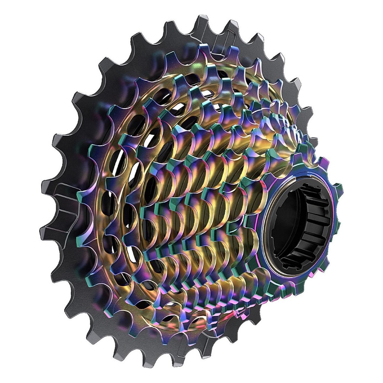 Cassetta SRAM XG-1290 12 Velocità 10-28T Arcobaleno con Tecnologia X-Range - 1 - Cassette - 0710845886140