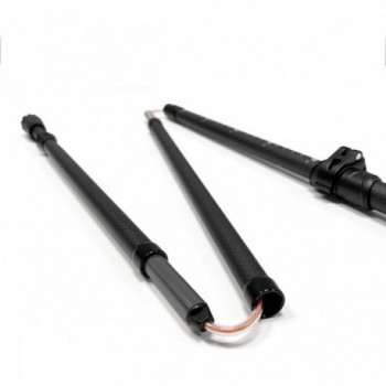 Silva Adjustable Carbon 3K Running Poles - Lightweight & Foldable for Trail Running - 5