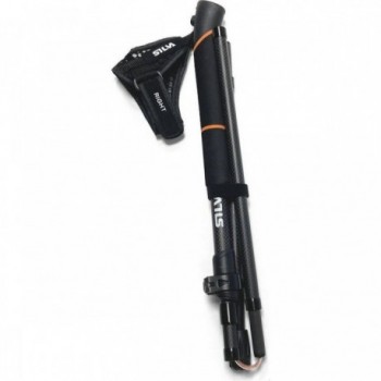 Silva Adjustable Carbon 3K Running Poles - Lightweight & Foldable for Trail Running - 8